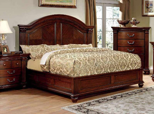 Furniture of America - Grandom 7 Piece Eastern King Bedroom Set in Cherry - CM7736-EK-7SET - Eastern King Bed