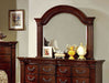 Furniture of America - Grandom 7 Piece Eastern King Bedroom Set in Cherry - CM7736-EK-7SET - Mirror