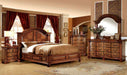Furniture of America - Bellagrand 3 Piece Eastern King Bedroom Set in Antique Tobacco Oak - CM7738-EK-3SET