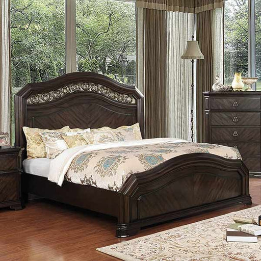 Furniture of America - Calliope 3 Piece Eastern King Bedroom Set in Espresso - CM7751-EK-3SET - GreatFurnitureDeal