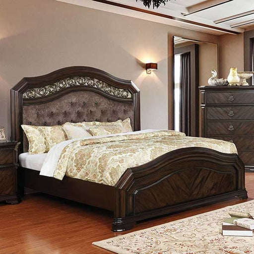 Furniture of America - Calliope Eastern King Bed in Espresso - CM7752-EK