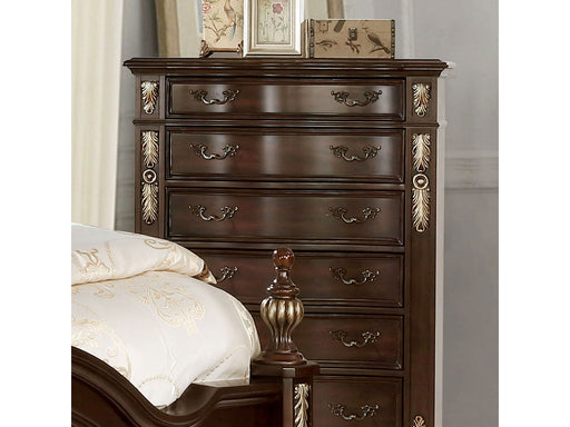 Furniture of America - Theodor Chest in Brown Cherry - CM7926C - GreatFurnitureDeal