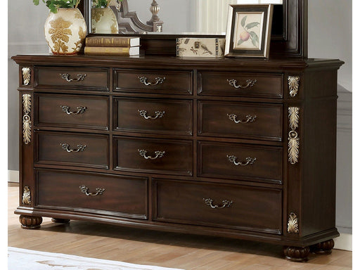 Furniture of America - Theodor Dresser in Brown Cherry - CM7926D - GreatFurnitureDeal