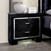 Furniture of America - Bellanova 3 Piece California King Bedroom Set in Black - CM7979BK-CK-3SET - GreatFurnitureDeal