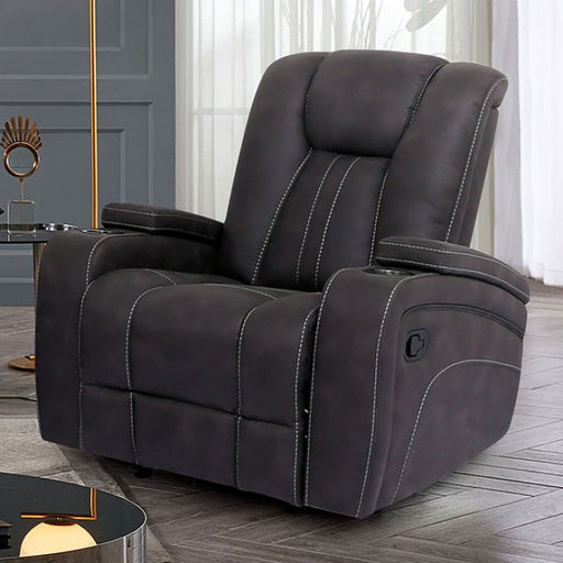 Furniture of America - Amirah 3 Piece Living Room Set in Dark Gray - CM9903-SF-LV-CH - GreatFurnitureDeal