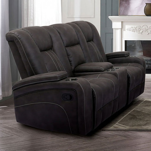 Furniture of America - Amirah 2 Piece Living Room Set in Dark Gray - CM9903-SF-LV - GreatFurnitureDeal