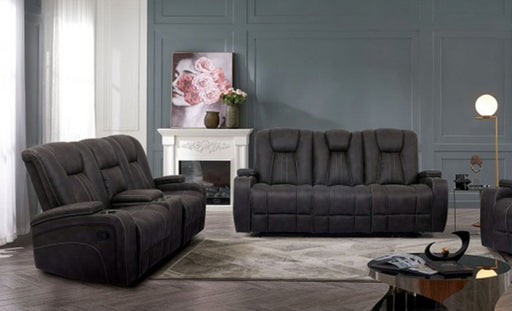 Furniture of America - Amirah 2 Piece Living Room Set in Dark Gray - CM9903-SF-LV - GreatFurnitureDeal
