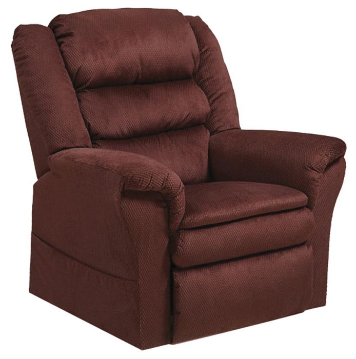 Catnapper - Preston Power Lift Recliner with Pillowtop Seat in Berry - 4850