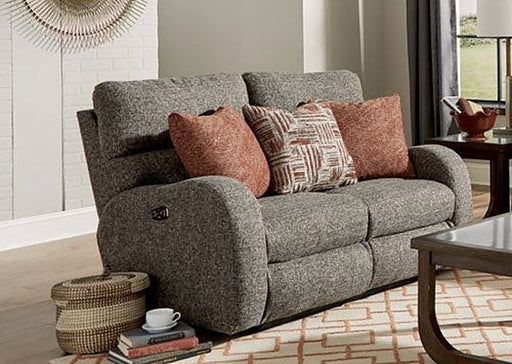 Catnapper - Liam Power Headrest Power Lay Flat Reclining Loveseat in Coal-Sunset - 63902-SUNSET-MTO - GreatFurnitureDeal