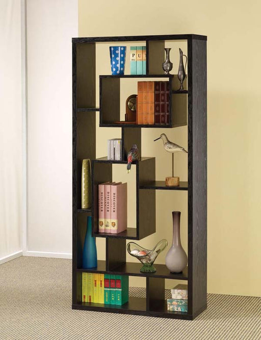 Coaster Furniture - Black Bookcase - 800262 - GreatFurnitureDeal