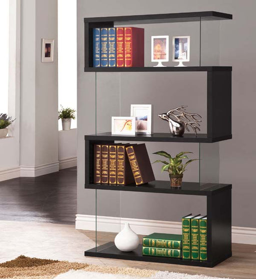 Coaster Furniture - Black Bookshelf - 800340 - GreatFurnitureDeal