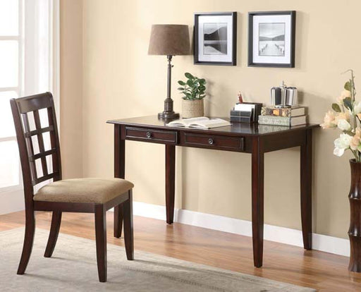 Coaster Furniture - Brown Desk and Chair Set - 800780 - GreatFurnitureDeal