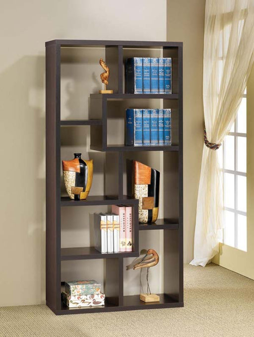 Coaster Furniture - Cappuccino Bookcase - 800264 - GreatFurnitureDeal