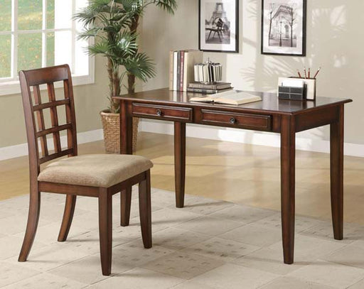 Coaster Furniture - Cherry Desk and Chair Set - 800778 - GreatFurnitureDeal