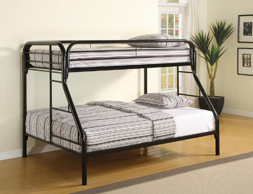 Coaster Furniture - Fordham Black Twin Over Full Bunk Bed - 2258K - GreatFurnitureDeal