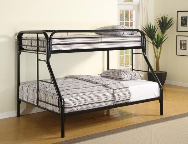 Coaster Furniture - Fordham Black Twin Over Full Bunk Bed - 2258K
