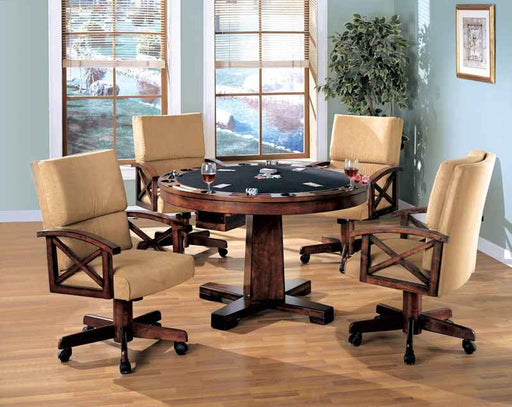 Coaster Furniture - Marietta Black Convertible Bumper Pool & Poker Dining Table - 100171 - GreatFurnitureDeal
