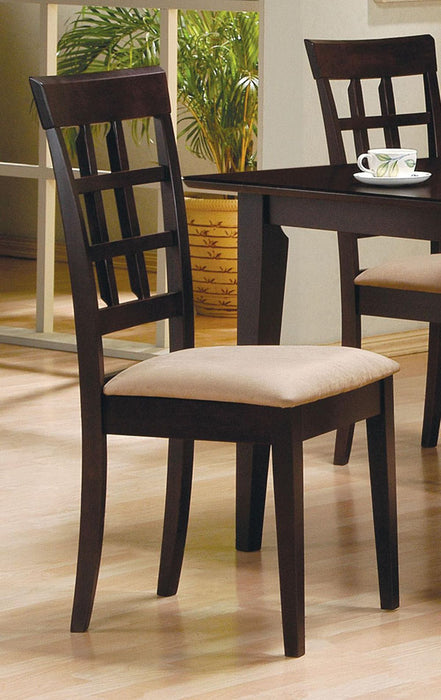 Coaster Furniture - Mix & Match Cappuccino Wheat Back Chair Set of 2 - 100772