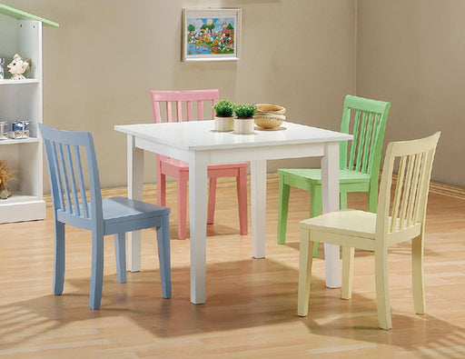 Coaster Furniture - Multi Color 5 Pcs Table and Chair Set - 460235 - GreatFurnitureDeal