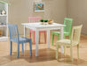 Coaster Furniture - Multi Color 5 Pcs Table and Chair Set - 460235