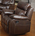 Coaster Furniture - Myleene Chestnut Glider Recliner - 603023