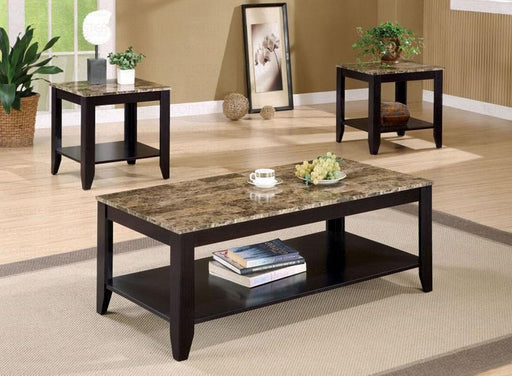 Coaster Furniture - Transitional Walnut Occasional Table Set - 700155
