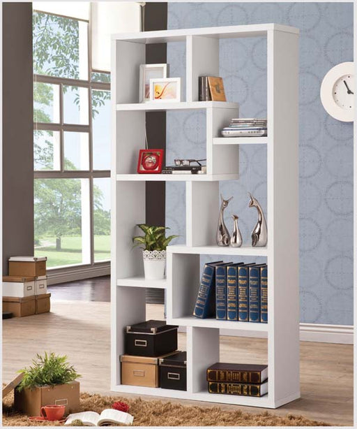 Coaster Furniture - White Bookshelf - 800136 - GreatFurnitureDeal