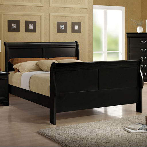 Coaster Furniture - Louis Philippe Twin Bed in Black - 203961T