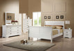 Coaster Furniture - Louis Philippe White Youth Full Size Bed - 204691F - GreatFurnitureDeal