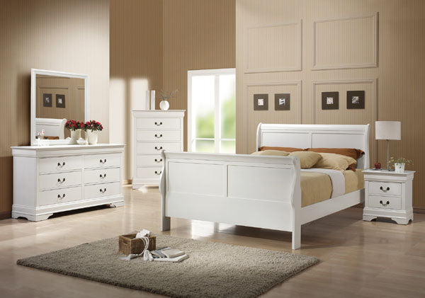 Coaster Furniture - Louis Philippe White Youth Twin Size Bed - 204691T - GreatFurnitureDeal