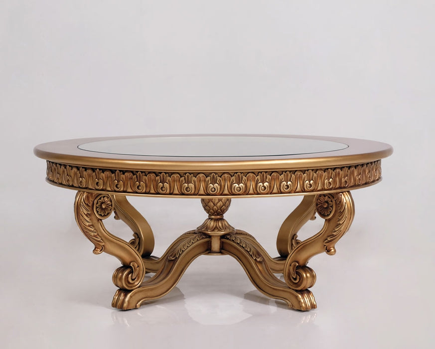 European Furniture - Cleopatra 3 Piece Luxury Occasional Table Set in Golden Bronze - 4798-CT-ET - GreatFurnitureDeal