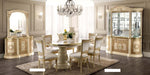 ESF Furniture - Aida 7 Piece Dining Table Set in Ivory - AIDA-DT-7SET - GreatFurnitureDeal