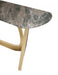 VIG Furniture - Modrest Colton Modern Brown & Gold Console Table - VGZAX112-BRN-CON - GreatFurnitureDeal