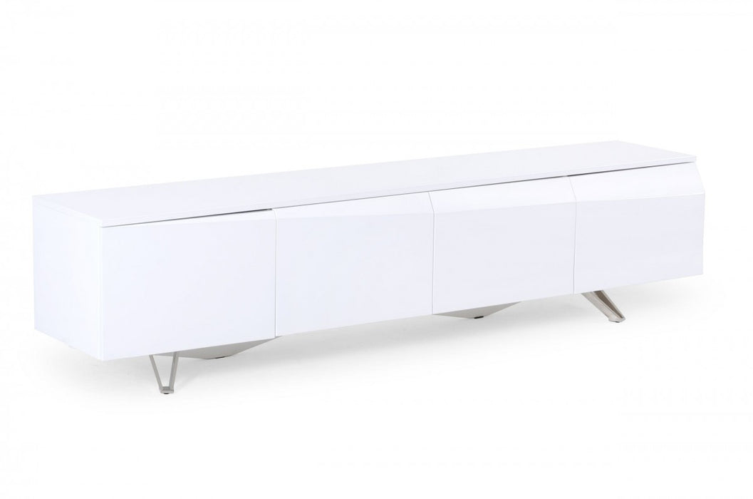 VIG Furniture - Modrest Columbia - Modern White TV Stand - VGVCTV117-WHT