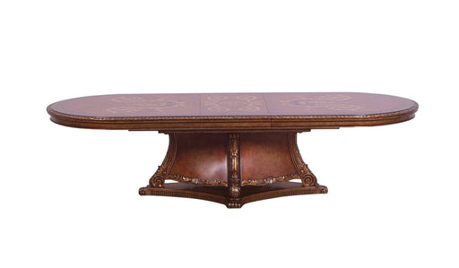 European Furniture - Bellagio Dining Table in Parisian Bronze - 40055-DT - GreatFurnitureDeal