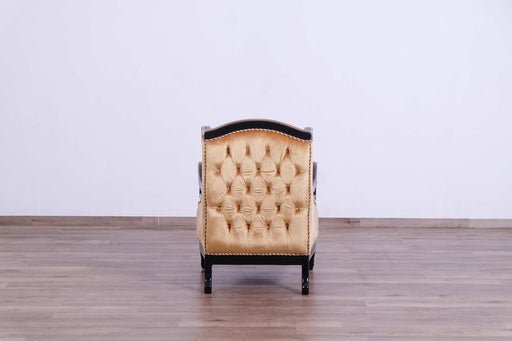 European Furniture - Raffaello 4 Piece Living Room Set in Black Gold - 41024-4SET - GreatFurnitureDeal