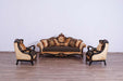 European Furniture - Raffaello 3 Piece Living Room Set in Black Gold - 41024-3SET - GreatFurnitureDeal