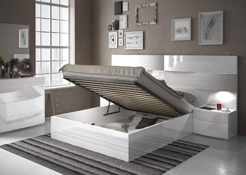 ESF Furniture - Cordoba Queen Storage Bed - CORDOBABEDSTORAGEQS - GreatFurnitureDeal