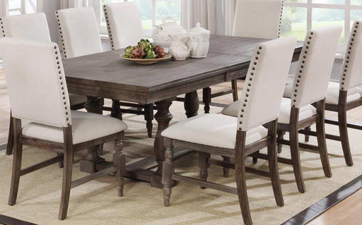 Myco Furniture - Crestwood Table in Antiqued Gray Oak - CR670-T