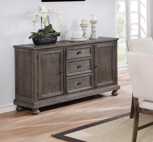 Myco Furniture - Crestwood Sideboard in Antiqued Gray Oak - CR670-SB