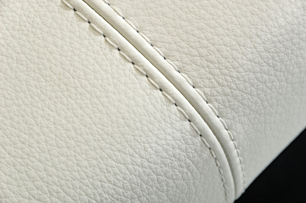 VIG Furniture - Estro Salotti Crosby Modern White Italian Leather Sectional Sofa - VGNTCROSBY-WHT - GreatFurnitureDeal