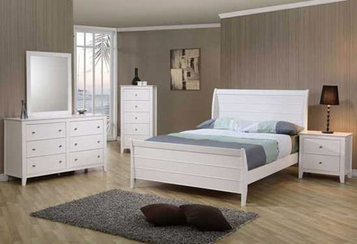Coaster Furniture - Selena Youth 6 Piece Full Sleigh Bedroom Set - 400231F-6SET