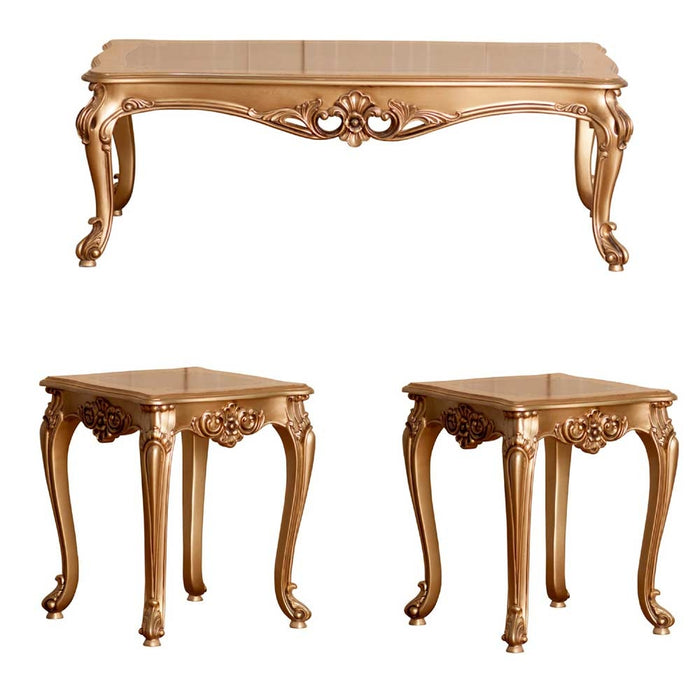 European Furniture - Venezia 3 Piece Occasional Table Set - 34013-CT-ET