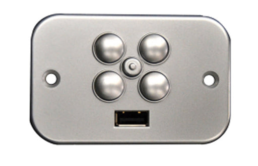 Ashley Furniture - Flexsteel - Standard 5 Button - Power Headrest & Power Recline Replacement Button Control with USB - 2x 5 Pin - GreatFurnitureDeal