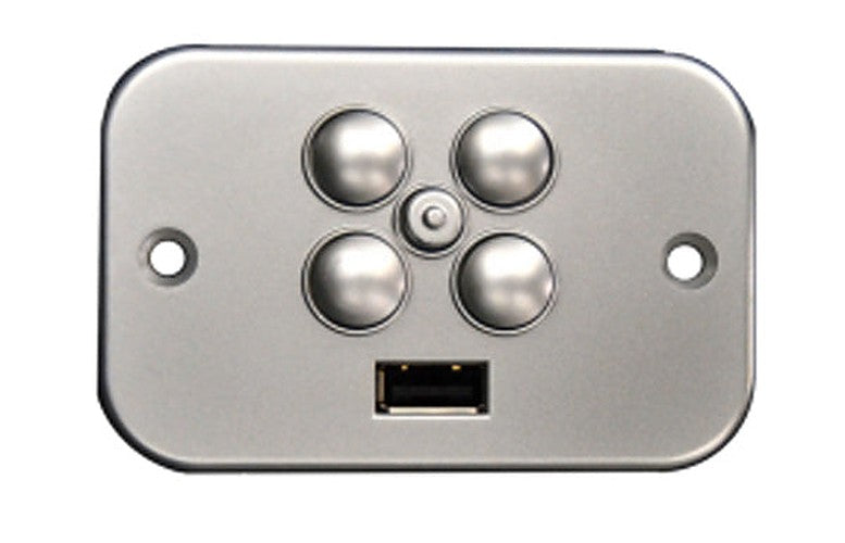 Ashley Furniture - Flexsteel - Standard 5 Button - Power Headrest & Power Recline Replacement Button Control with USB - 5 pin / 2 pin - GreatFurnitureDeal