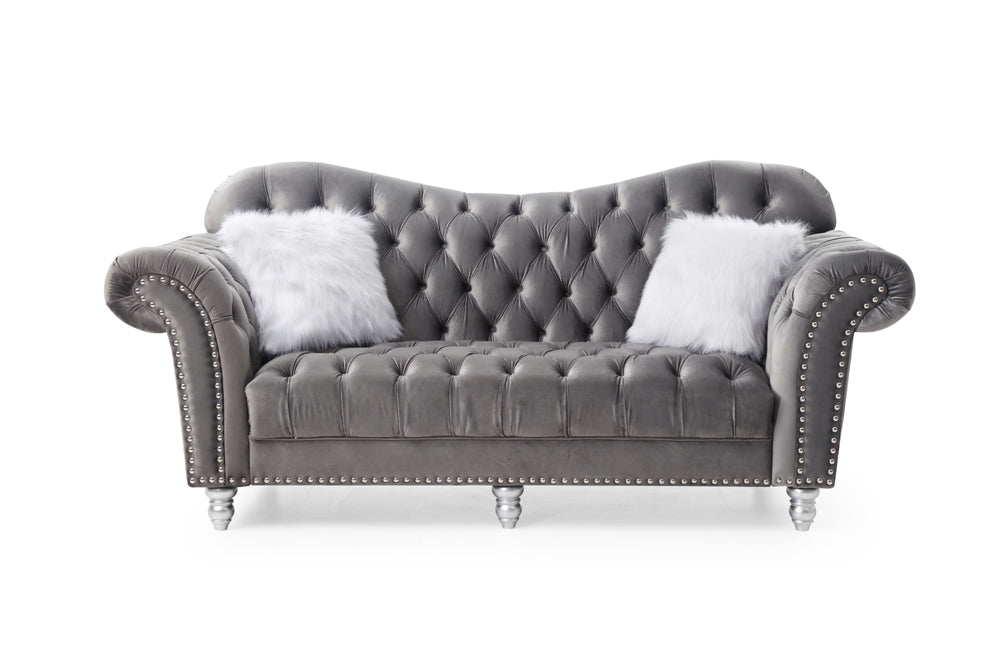 Myco Furniture - Covert Sofa in Gray - CV3036-S