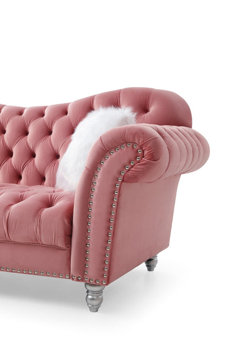 Myco Furniture - Covert Loveseat in Pink - CV3037-L - GreatFurnitureDeal