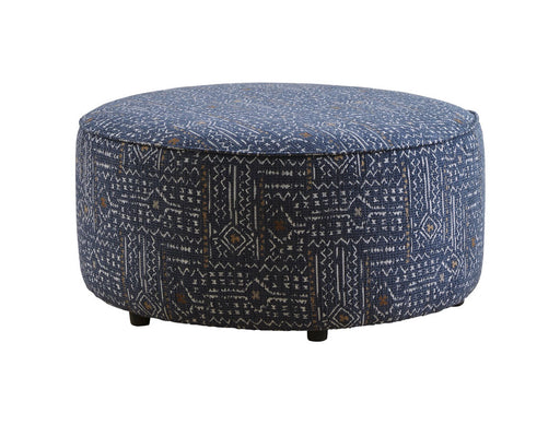 Southern Home Furnishings - Herzl Cocktail Ottoman in Denim Loxley Coconut - 140 Calculate Denim Cocktail Ottoman - GreatFurnitureDeal
