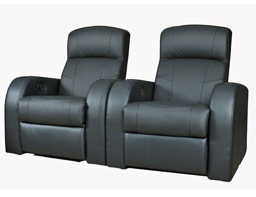 Coaster Furniture - Executive Leather Reclining Home Theater Set
