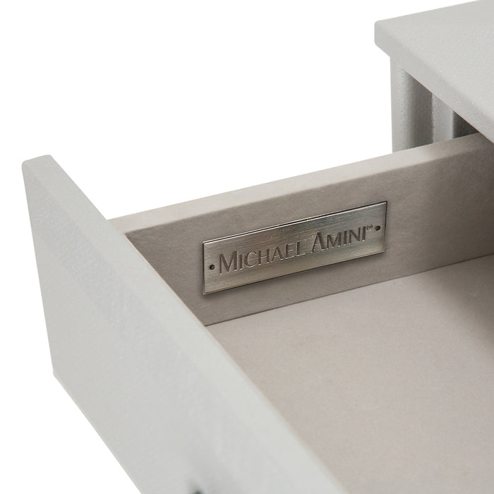 AICO Furniture - Melrose Plaza Upholstered Vanity in Dove - 9019058-118